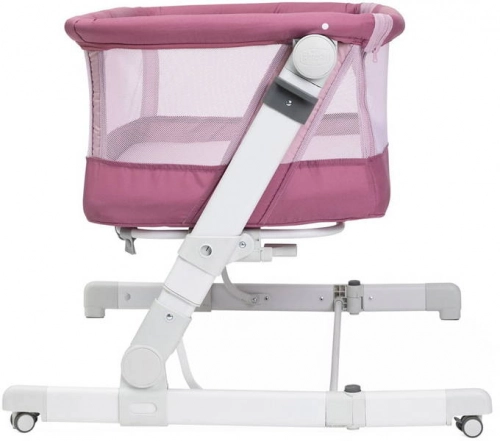 Bērnu Gulta Šūpulītis ar nolaižamu malu Chicco Next2me Pop-Up Orchid