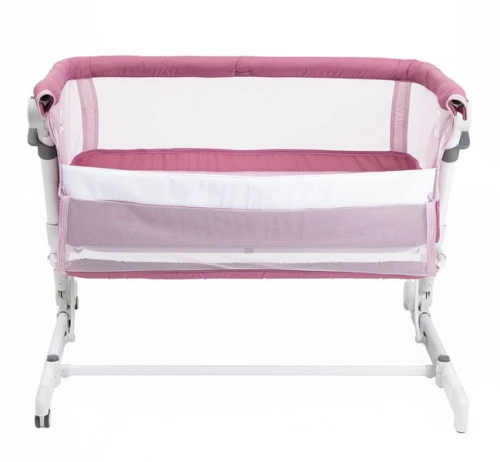 Bērnu Gulta Šūpulītis ar nolaižamu malu Chicco Next2me Pop-Up Orchid