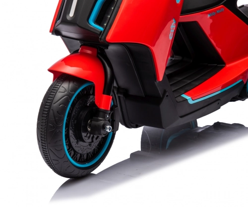 Детский трицикл на аккумуляторе City Red