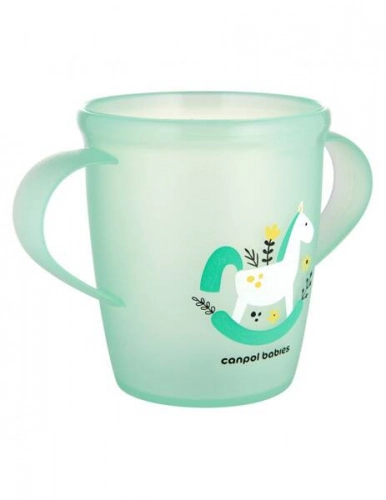 Canpol Babies Kubek z Uchwytami Toys 250 ml Zielony 2/101_gre