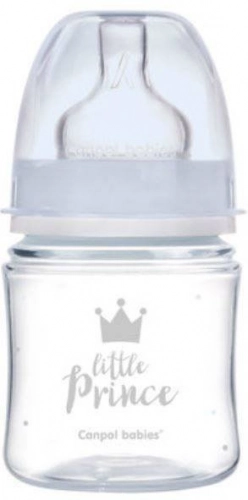 Canpol Babies PP Easy Start Royal Baby Butelka Szeroka Antykolkowa 120ml 35/233 Niebieski