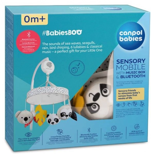 Canpol Babies Sensoryczna Karuzela z Pozytywką/Bluetooth BabiesBoo 68/093