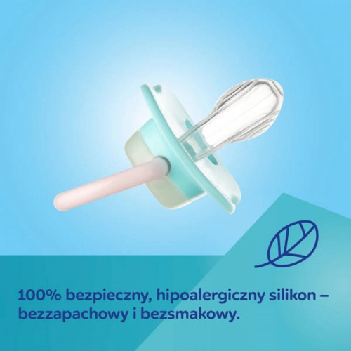 Canpol Babies Smoczek Silikonowy Symetryczny 18m+ Exotic Panda 34/922_pand