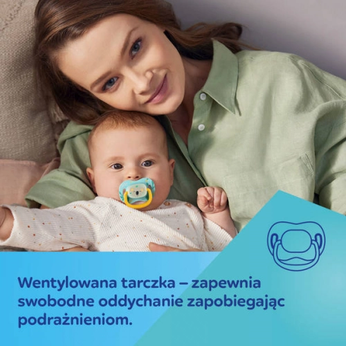 Canpol Babies Smoczek Silikonowy Symetryczny 18m+ Exotic Panda 34/922_pand