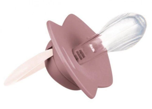 Canpol Babies Smoczek Silikonowy Symetryczny Pure Color 6-18m 2szt. 22/656_pin Pink