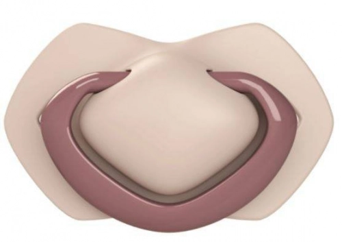 Canpol Babies Smoczek Silikonowy Symetryczny Pure Color 6-18m 2szt. 22/656_pin Pink