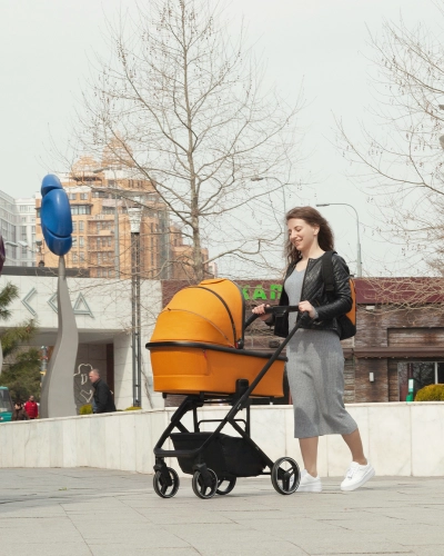 Carrello Alfa 2in1 Sunrise Orange Bērnu Ratiņi