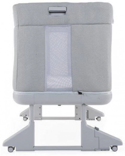 Chicco Next2Me Forever Łóżeczko Dostawne 3w1 do 22kg Moon Grey + Prześcieradło 2szt Pink Pois
