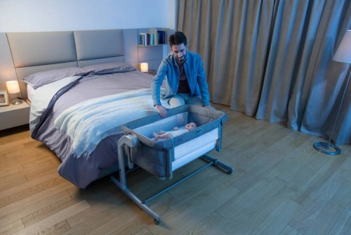 Chicco Next2Me Magic Evo Łóżeczko Dostawne Co-Sleeping Grey Mist