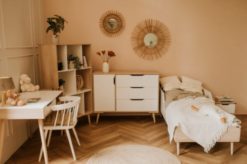 Commode Klups SOFIE BEECH-WHITE