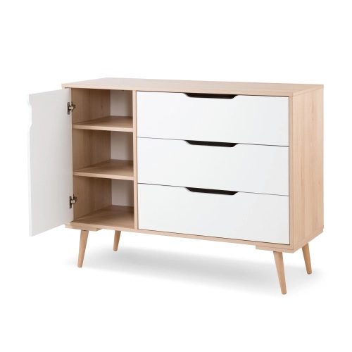 Commode Klups SOFIE BEECH-WHITE