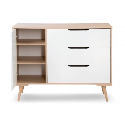 Commode Klups SOFIE BEECH-WHITE