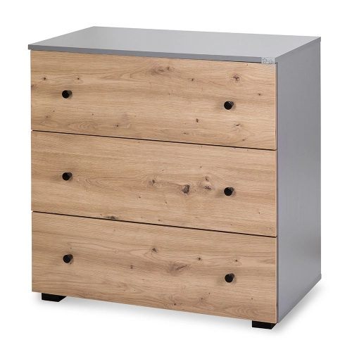 Commode without changing tray Klups PAULINE GRAPHITE-OAK