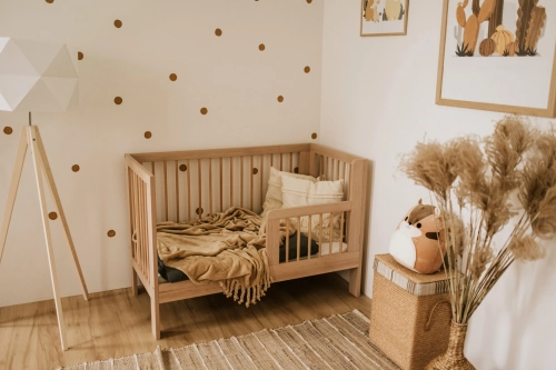 Cot 120x60 beech Klups OLIVIA BEECH