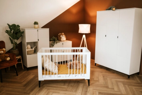 Cot 120x60 Klups MIA WHITE