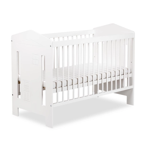 Cot 120x60 white Klups IDA BEECH- WHITE