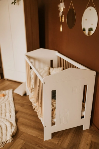 Cot 120x60 white Klups IDA BEECH- WHITE