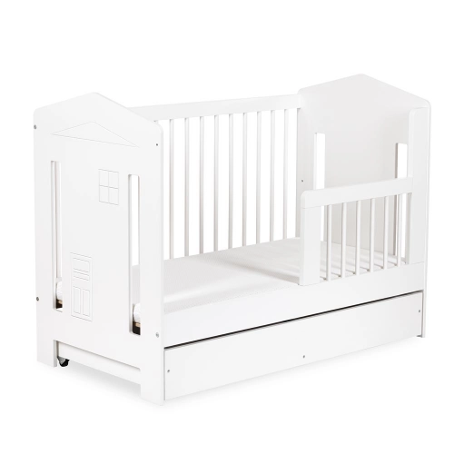 Cot 120x60 white Klups IDA BEECH- WHITE