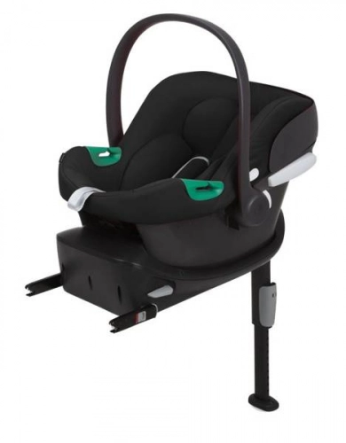 Cybex Aton B2 i-Size Volcano Black Bērnu autosēdeklis 0-13 kg + Hevea spilvens