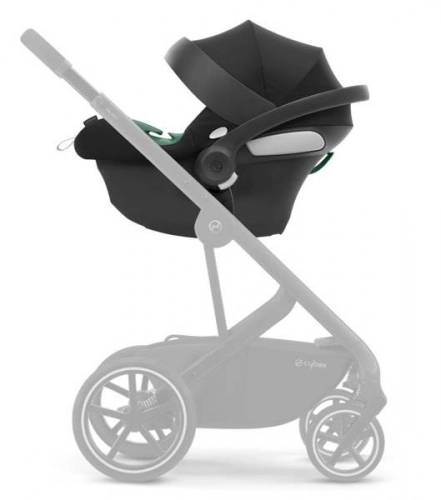 Cybex Aton B2 i-Size Volcano Black Bērnu autosēdeklis 0-13 kg + Hevea spilvens