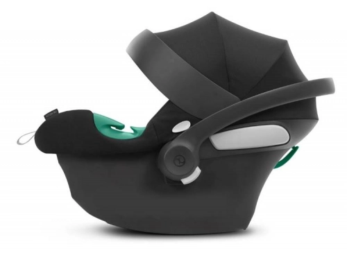 Cybex Aton B2 i-Size Volcano Black Bērnu autosēdeklis 0-13 kg + Hevea spilvens