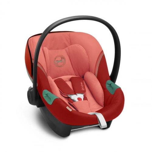 Cybex Aton S2 i-Size Fotelik Samochodowy 0-13kg Hibiscus Red 2023 + Cybex Baza One