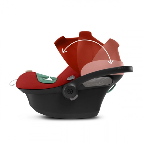 Cybex Aton S2 i-Size Fotelik Samochodowy 0-13kg Hibiscus Red 2023 + Cybex Baza One