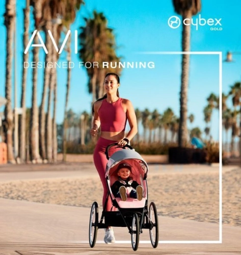 Cybex Avi Cybex Sports Powder Pink by Anna Lewandowska Прогулочная коляска