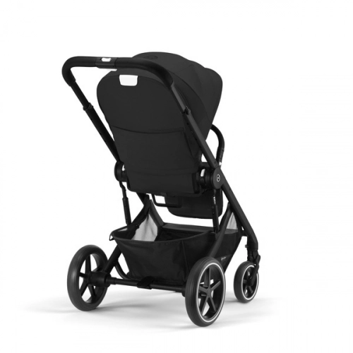 Cybex Balios S Lux Moon Black 2023 + Cybex Aton B2 i-Size + Cybex One base Bērnu rati 4in1