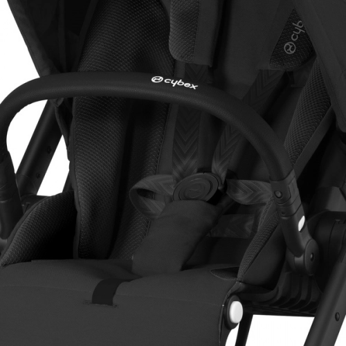 Cybex Balios S Lux Moon Black 2023 + Cybex Aton B2 i-Size + Cybex One base Bērnu rati 4in1