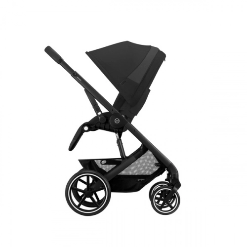 Cybex Balios S Lux Moon Black 2023 + Cybex Aton B2 i-Size + Cybex One base Bērnu rati 4in1