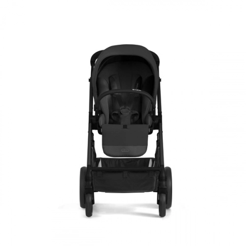 Cybex Balios S Lux Moon Black 2023 + Cybex Aton B2 i-Size + Cybex One base Bērnu rati 4in1