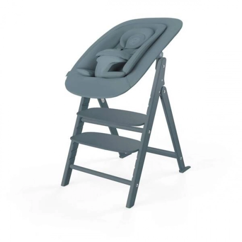 Cybex Click & Fold Krzesełko Do Karmienia Z Bujakiem i Tacką 4w1 Stone Blue