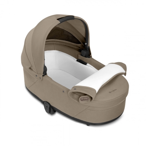 Cybex E-Gazelle S Almond Beige Коляска для двойняшек