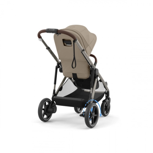 Cybex E-Gazelle S Almond Beige/Taupe Коляска для двойняшек