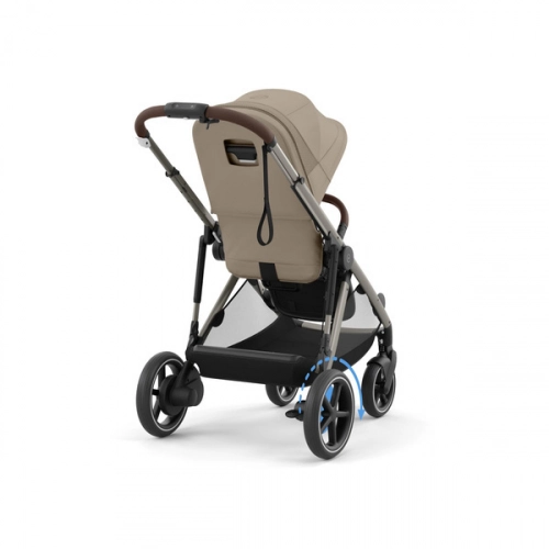 Cybex E-Gazelle S Almond Beige/Taupe Коляска для двойняшек