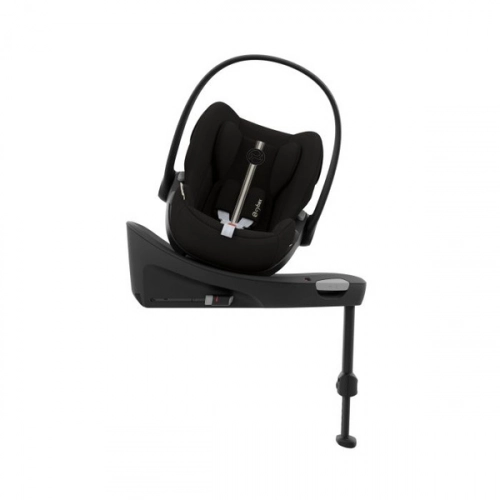Cybex E-Gazelle S Wspomagany Wózek Głęboko-Spacerowy Rama Czarna Moon Black + Fotelik Cybex Cloud G I - Size Fotelik + Baza G + Adaptery