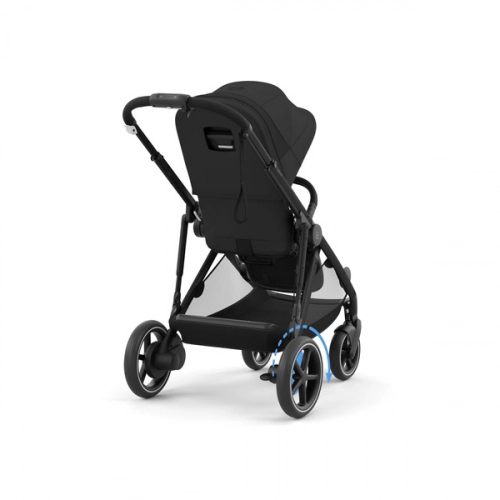 Cybex E-Gazelle S Moon Black Pastaigu rati + Guļammaiss Cybex Snogga 2 Ocean Blue