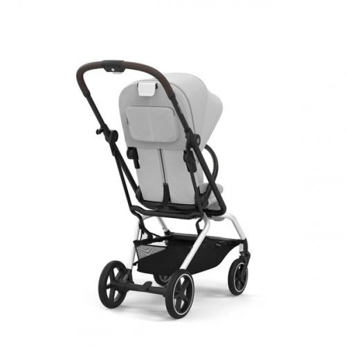Cybex Eezy S Twist Plus 2 Fog Grey/Silver 2024 Pastaigu ratiņi + lietus plēve