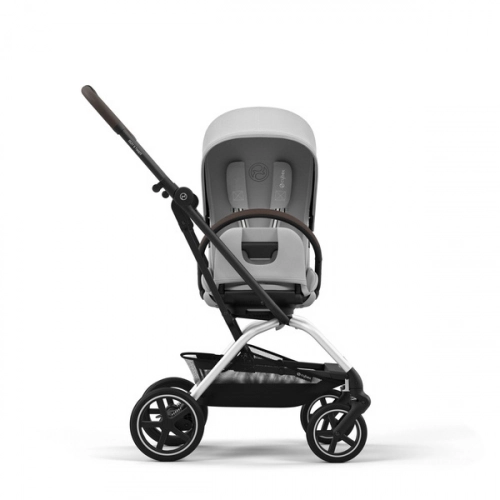 Cybex Eezy S Twist Plus 2 Fog Grey/Silver 2024 Pastaigu ratiņi + lietus plēve