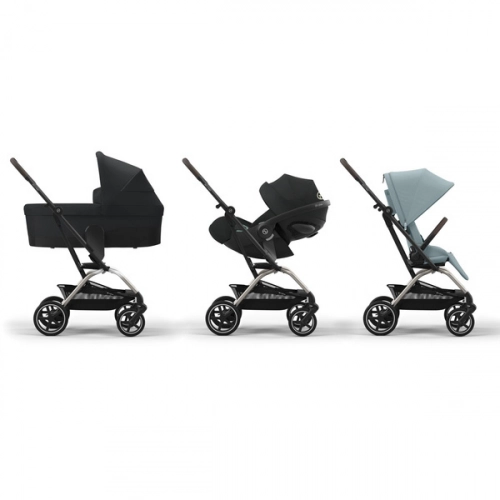 Cybex Eezy S Twist Plus 2 Stormy Blue/Taupe 2024 Pastaigu rati