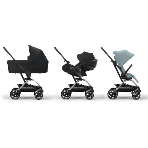 Cybex Eezy S Twist Plus 2 Stormy Blue/Taupe 2024 Pastaigu rati