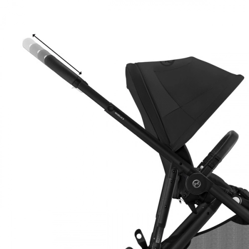 Cybex Gazelle S Moon Black Dvīņu Ratiņi