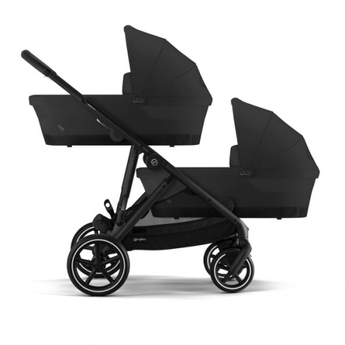 Cybex Gazelle S Moon Black Dvīņu Ratiņi