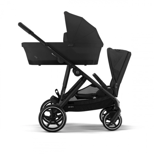 Cybex Gazelle S Moon Black Dvīņu Ratiņi