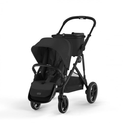 Cybex Gazelle S Moon Black Dvīņu Ratiņi