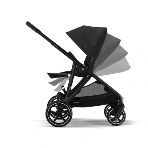 Cybex Gazelle S Moon Black Dvīņu Ratiņi