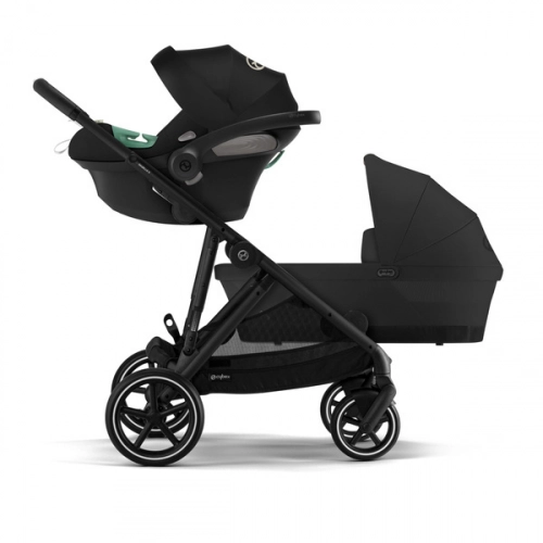 Cybex Gazelle S Moon Black Dvīņu Ratiņi