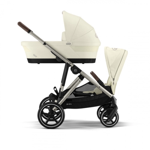 Cybex Gazelle S Seashell Beig/Taupe Dvīņu Ratiņi