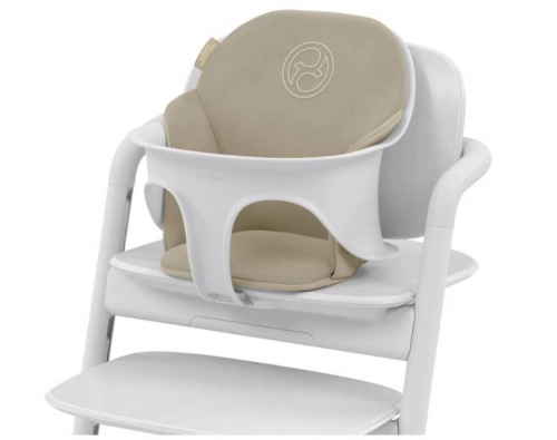 Cybex Lemo Sand White + Pārvalks Barošanas krēsliņš